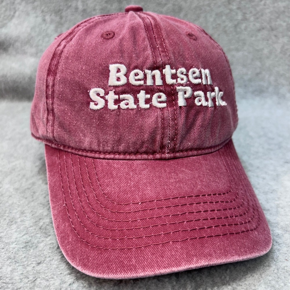 Bentsen State Park Unisex Burgundy Unbranded Baseball Cap Embroidered OSFM‎